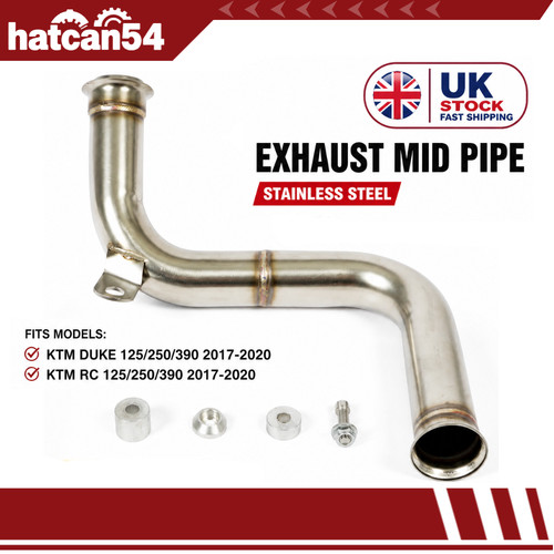 Stainless steel exhaust mid - steel,