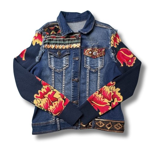 Desigual denim jacket - denim,