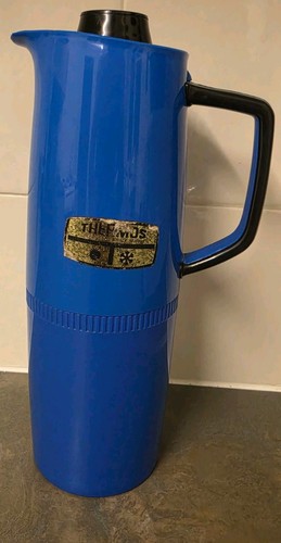 Vintage thermos flask tall - vintage,