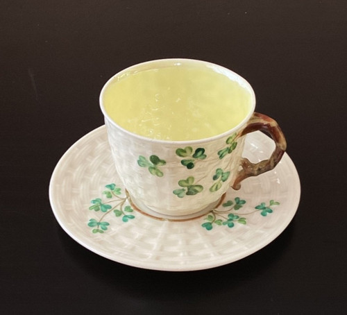 Antique belleek 3rd - belleek, black
