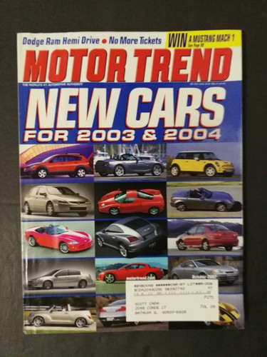 Motor trend magazine october - magazine,