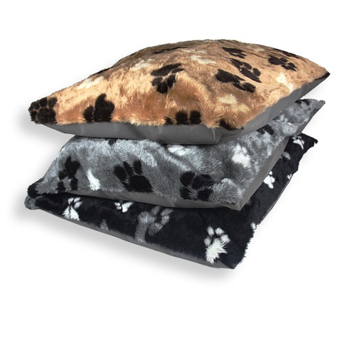 Fur paws cushion - paws, faux