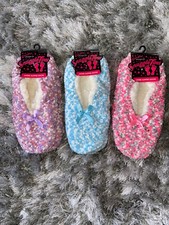Ladies 'Snuggle Toes' Slipper Socks size 4-8 various colours