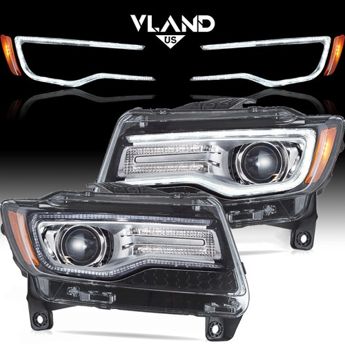 Full led chrome headlights - full,