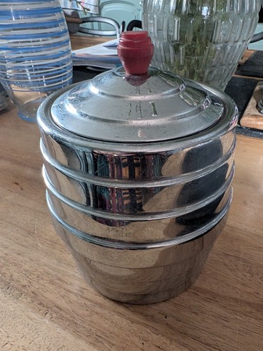 Tea caddy art deco - caddy, with