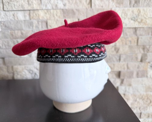 Vintage red wool - wool, |