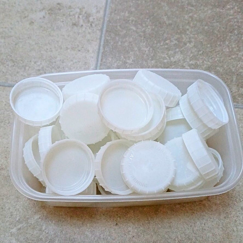 50x milk bottle tops ideal - milk, tops.