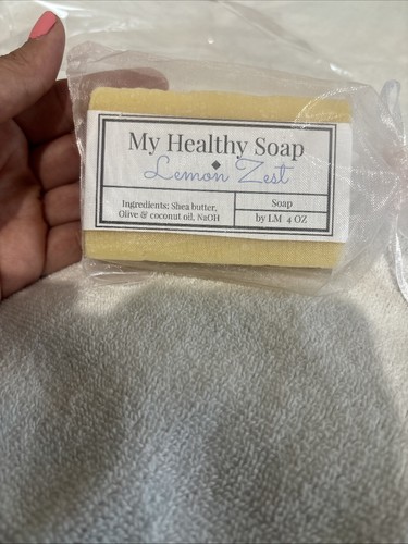 Handmade soap lemon zest - soap,,