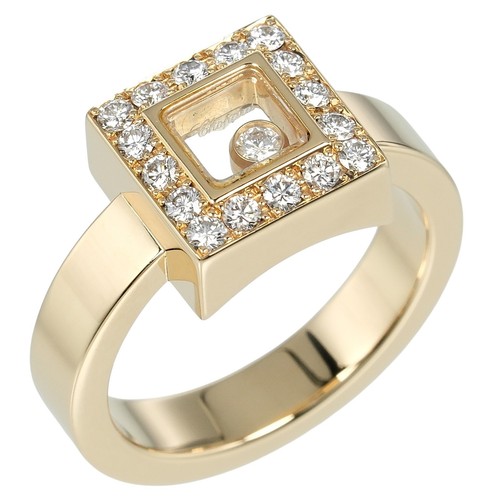 Chopard happy diamond ring - diamond, k18