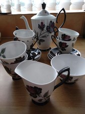 Royal Albert Bone china 15 Piece Coffee Set " masquerade"