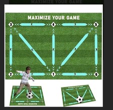 Football Training Mat For Building Football Skills Indoor And Outdoor Use