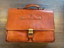 Smith & Wesson Tan Leather Briefcase
