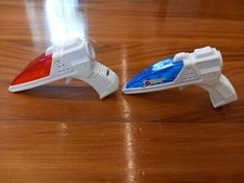 2 x Tiny Laser Gun Toy With Sound And Light Rare