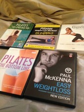 pilates and fitness / weight loss / work out  DVDs Davina etc x 5