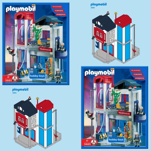 Playmobil fire station 3885 - playmobil,