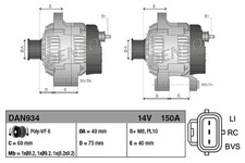 Denso Alternator DAN934