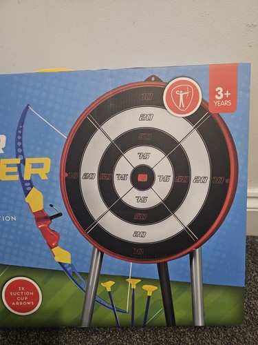 Archery set with - suction, cup