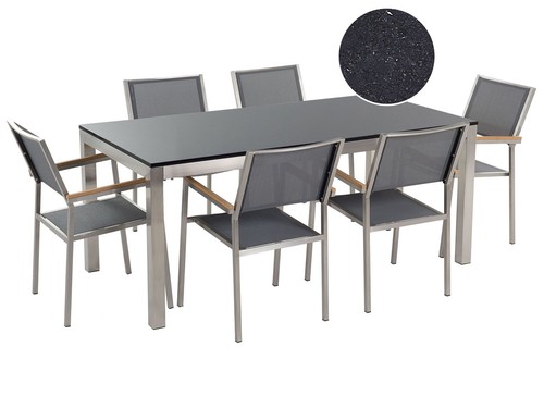 Dining set seater stone grey - seater,