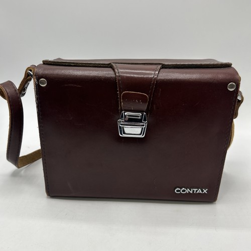 Genuine contax leather - leather, camera