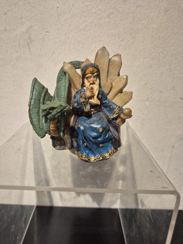 Dragon and wizard ornament - wizard,