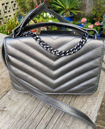 Next pewter metallic quilted - pewter,