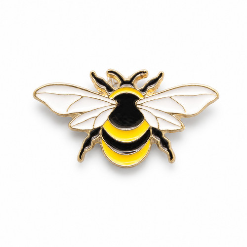 Bumble bee enamel pin badge - bumble,