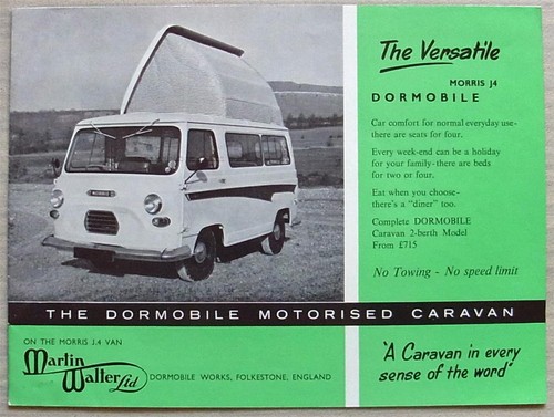 Morris dormobile motor - morris, j4