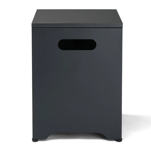 5cm square black gas - square,