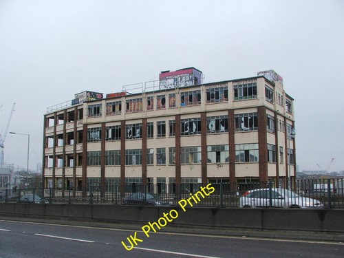 Photo 6x4 derelict brown - photo,