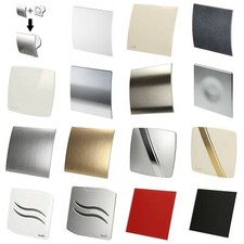 100mm / 4in Bathroom Extractor Fan Pull Cord Timer Humidity Sensor Silent Turbo