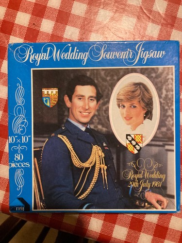 Vintage royal wedding jigsaw - royal,