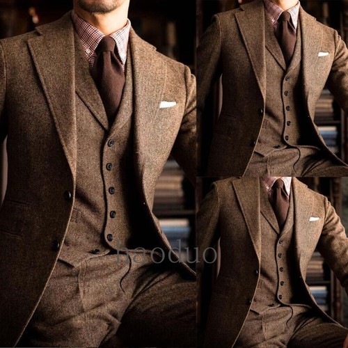 Tweed vintage men suits 3 - tweed, men's