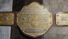 WWE WCW BIG GOLD HEAVYWEIGHT CHAMPIONSHIP BELT- Ric Flair