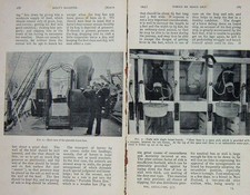 Original Old Antique Print