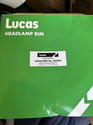 Lucas headlight rim - 5,