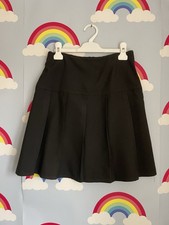 Girls M&S  Black School Skirt