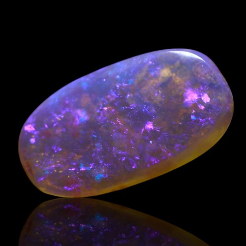 Natural oval fire opal - natural,