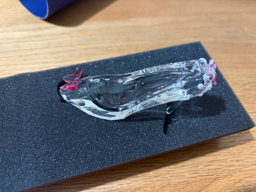 Swarovski shoe with butterfly - swarovski,