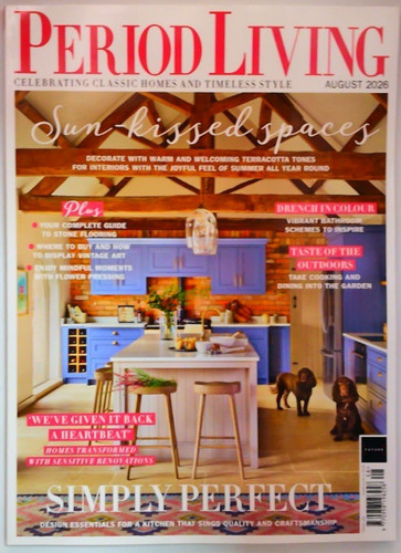 Period living magazine - magazine, august