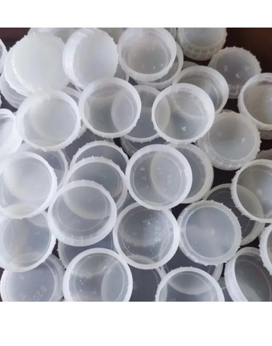 Used milk bottle - , tops
