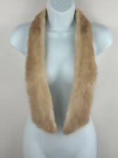 Genuine Pearl Mink Fur Collar 1960s Style 