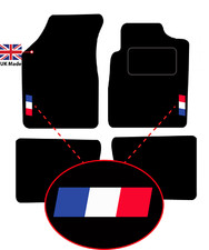 Tailored Carpet Car Floor Mats to fit Renault Clio MK2 1998 - 2005 Logo 4pc Set