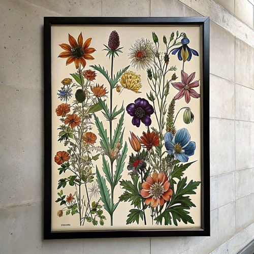 Vintage botanical illustration - botanical,