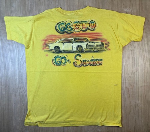 Vintage 80s gto tshirt - vintage,