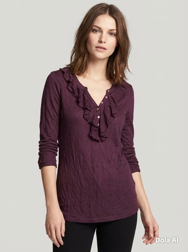 Ladies purple top - ladies,