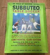 Subbuteo Continental Club Edition Table Football Set 1960/70s vintage for Xmas