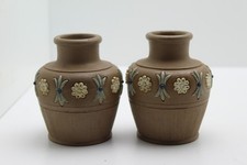 Set of 2 Pottery Vase with