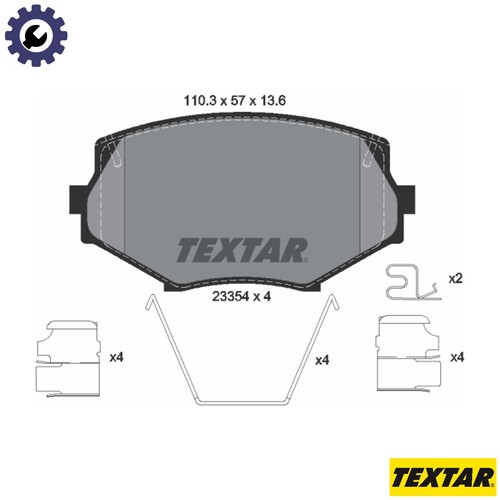 Brake pad set disc - brake,