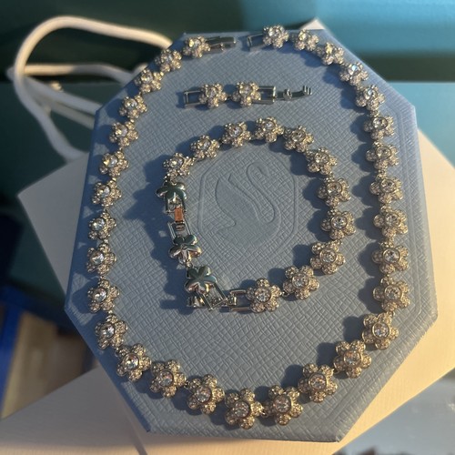Tennis necklace flower angelic - necklace,