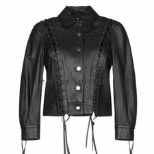 Women's Laced Up Front Real